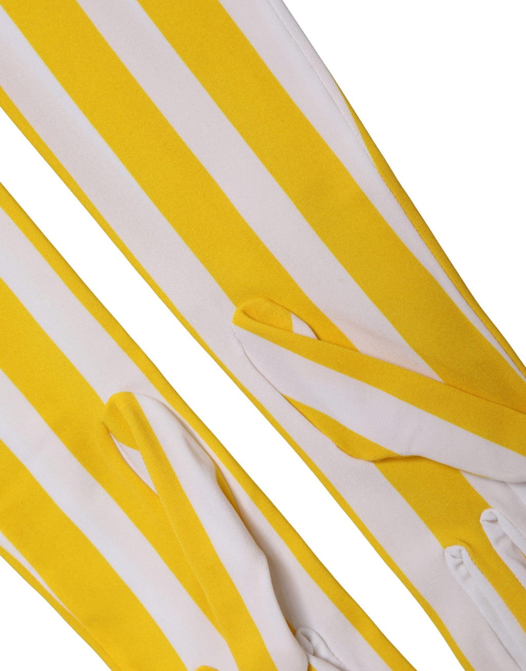 Dolce & Gabbana Yellow Gloves for Women side view