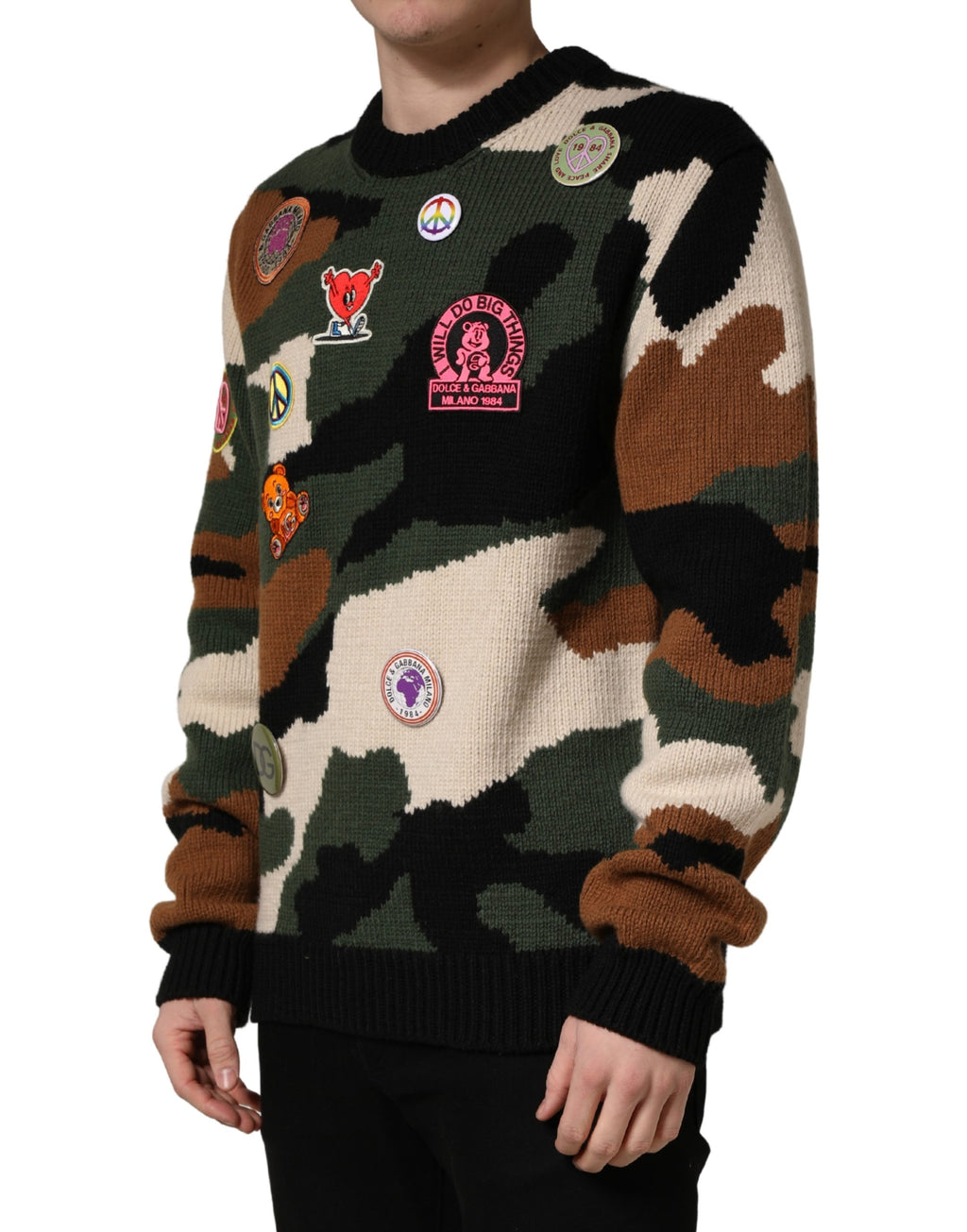 Dolce & Gabbana Multicolor Sweatshirt for Men detail view