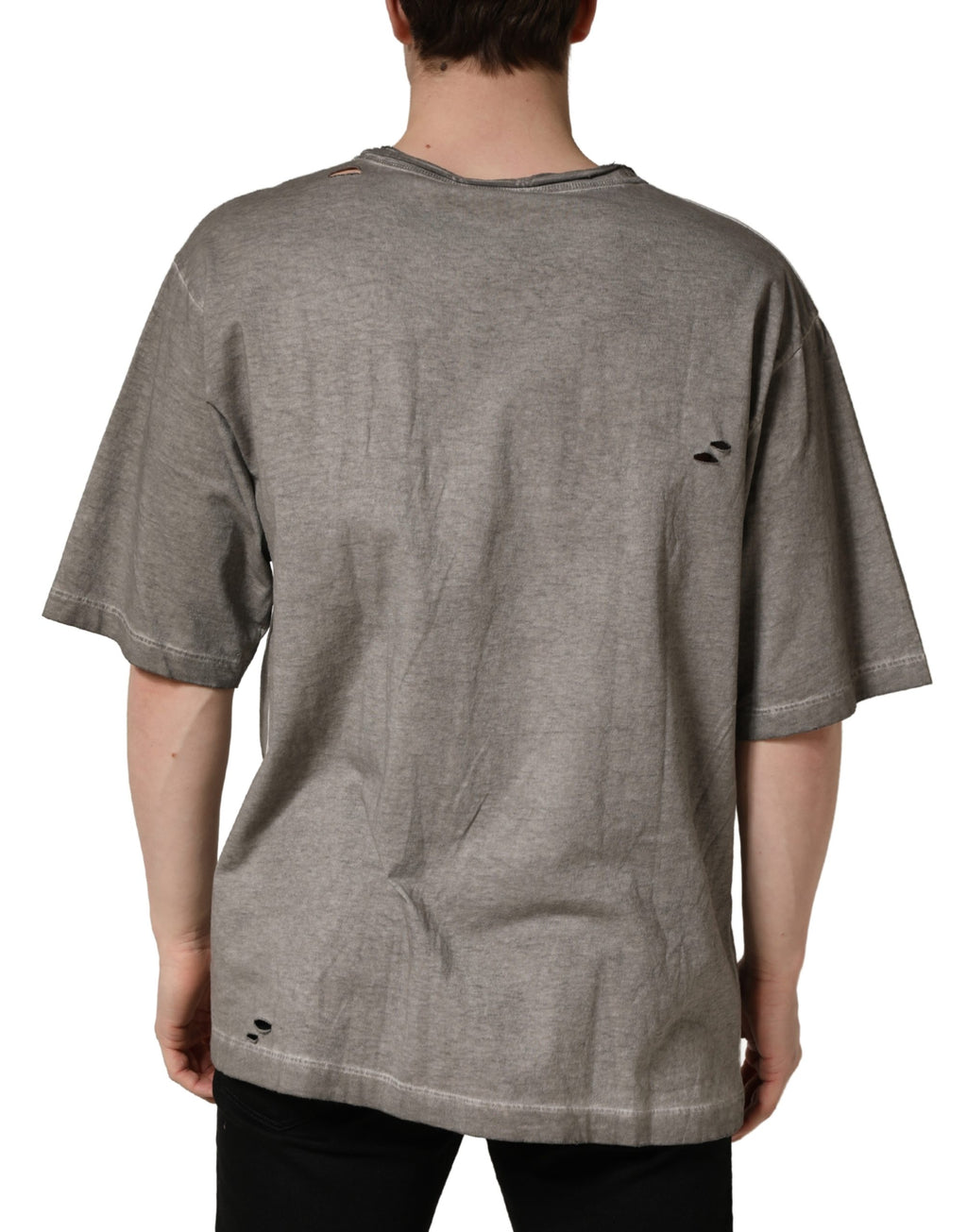 Dolce & Gabbana Grey T-Shirt for Men side view