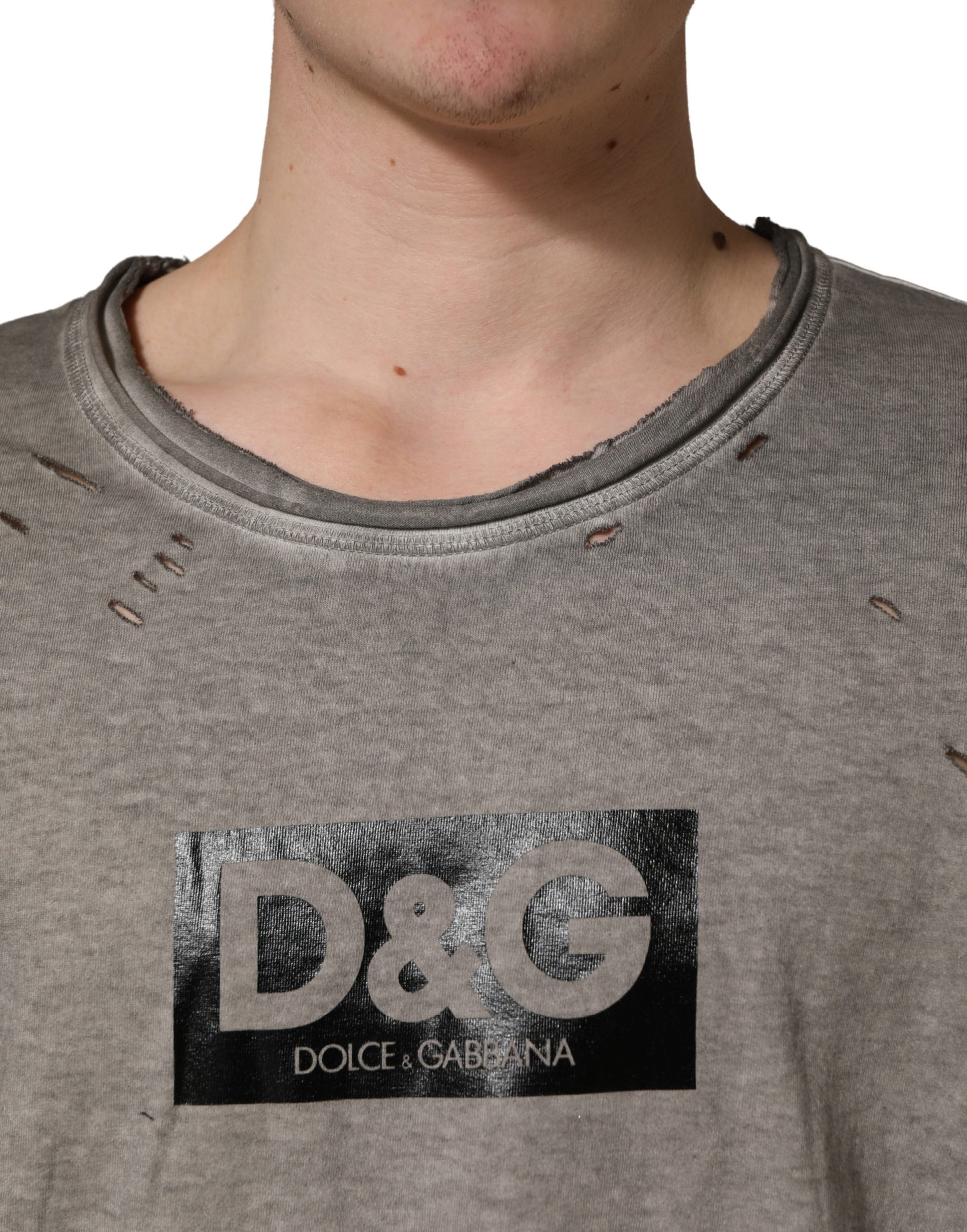 Dolce & Gabbana Grey T-Shirt for Men additional view