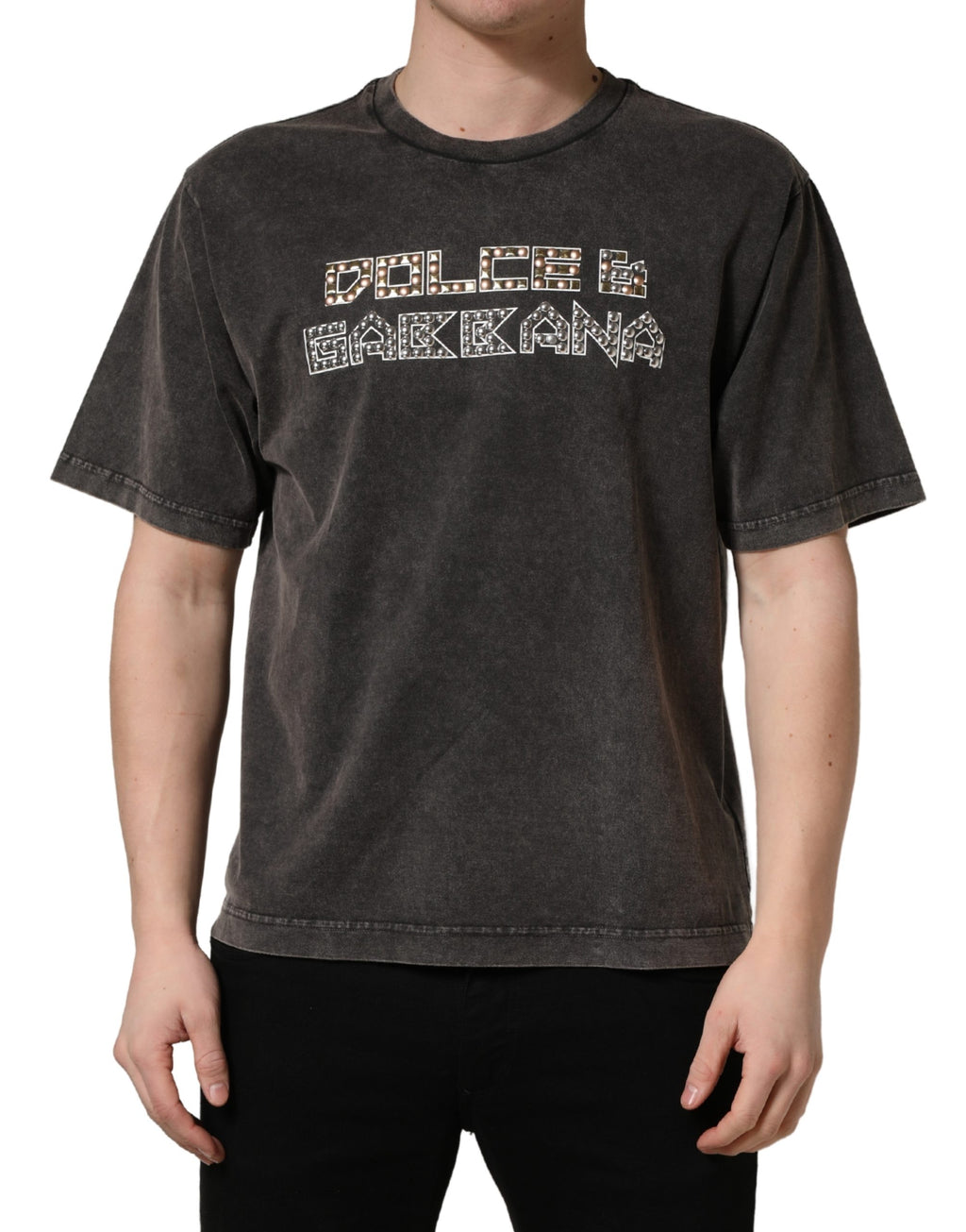 Dolce & Gabbana Grey T-Shirt for Men