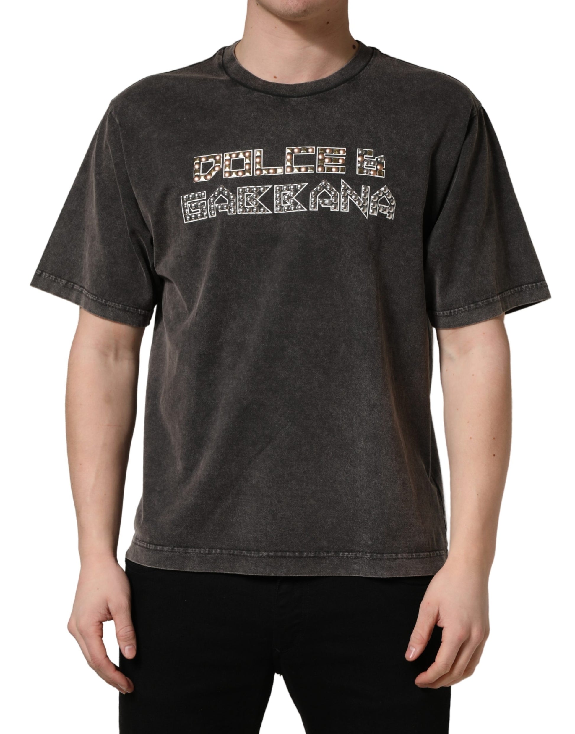 Dolce & Gabbana Grey T-Shirt for Men