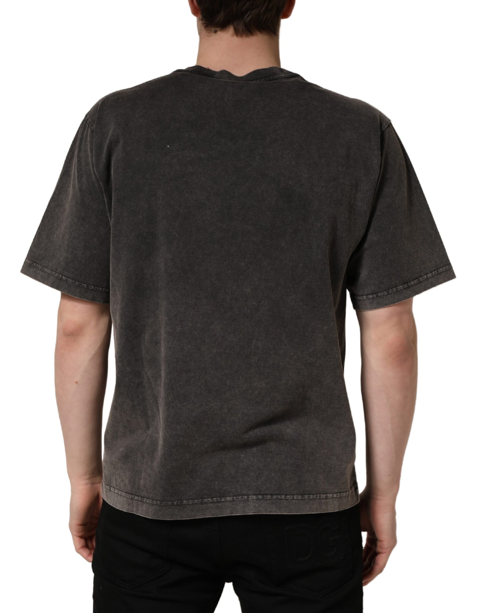 Dolce & Gabbana Grey T-Shirt for Men side view