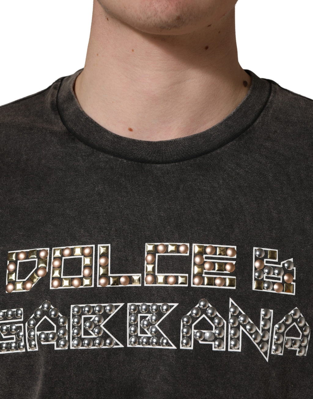 Dolce & Gabbana Grey T-Shirt for Men additional view