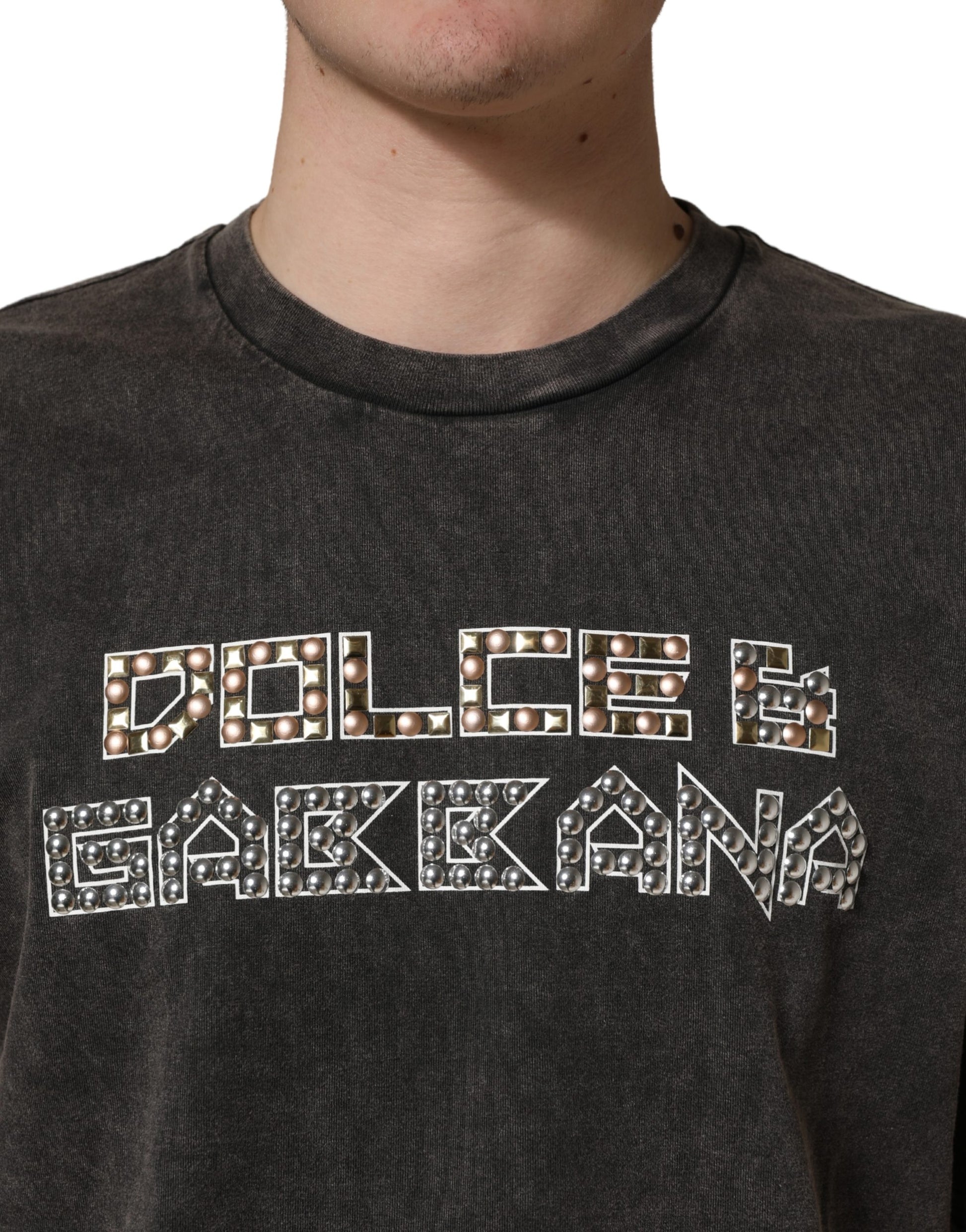 Dolce & Gabbana Grey T-Shirt for Men additional view