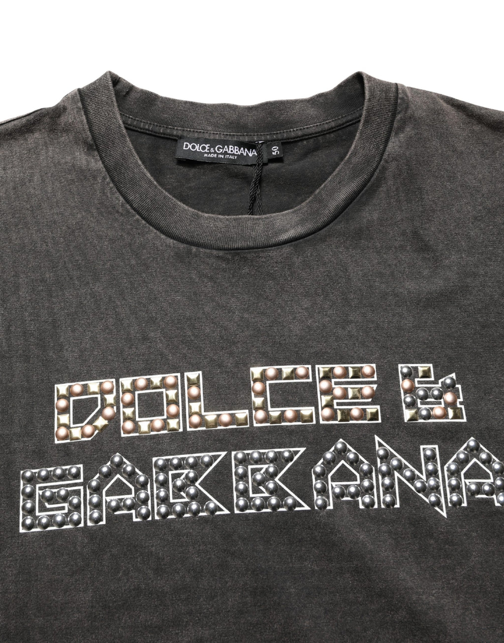 Dolce & Gabbana Grey T-Shirt for Men additional view