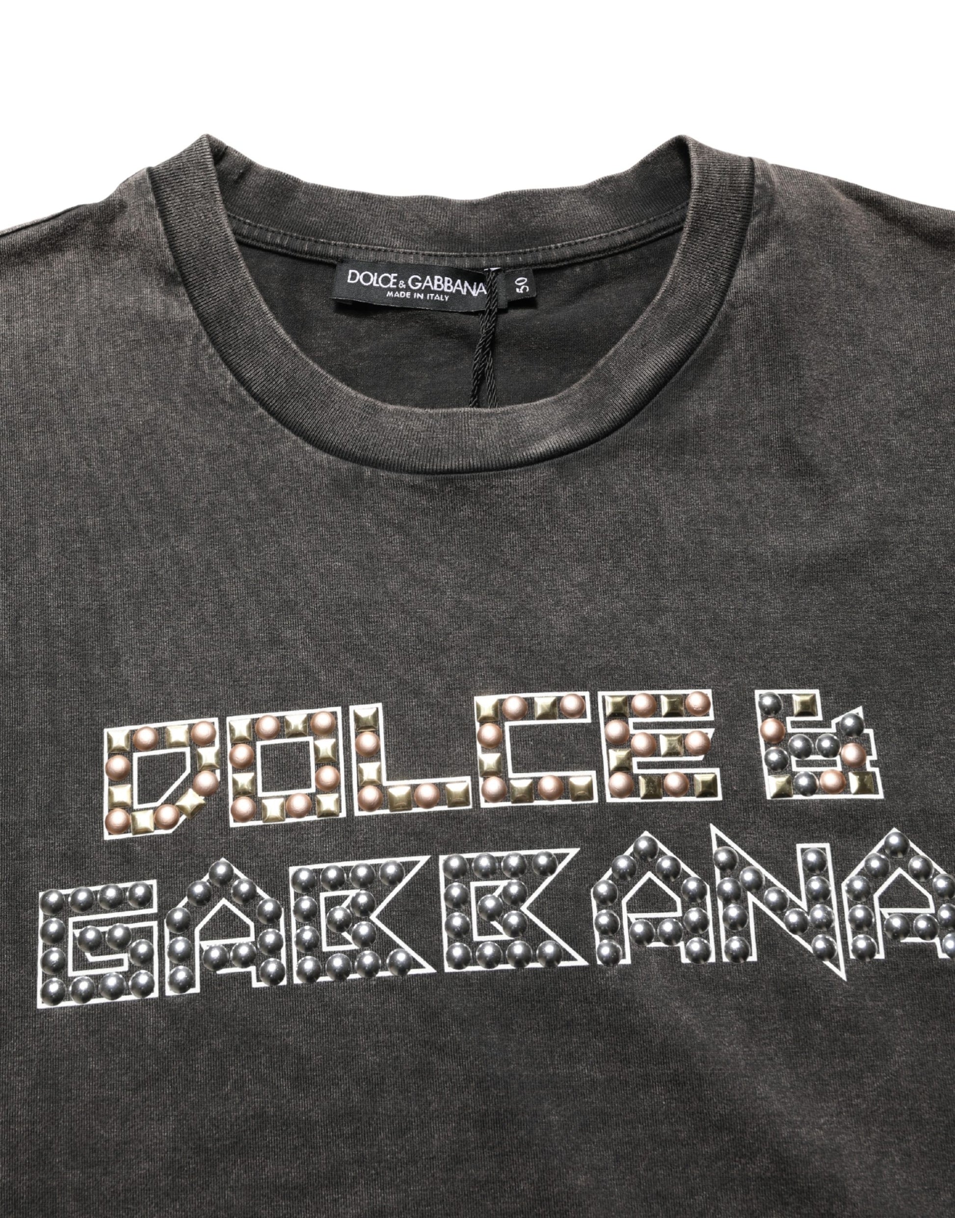 Dolce & Gabbana Grey T-Shirt for Men additional view