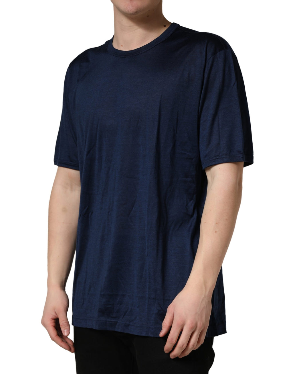 Dolce & Gabbana Blue T-Shirt for Men detail view