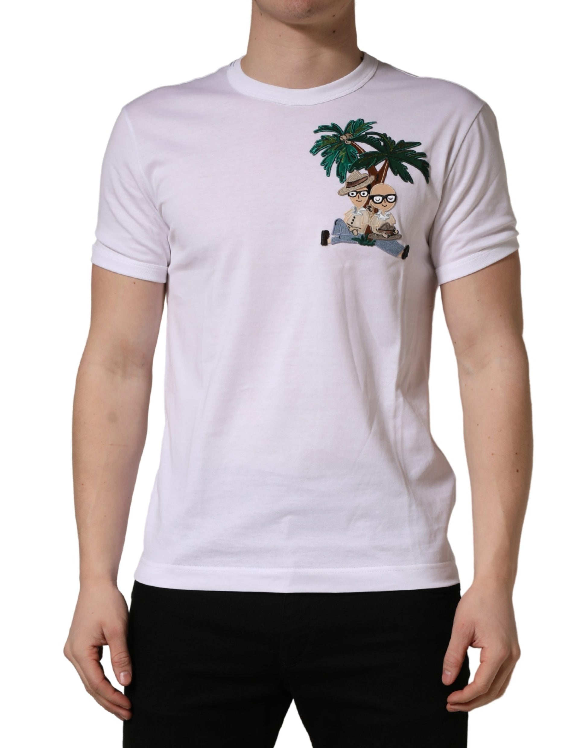 Dolce & Gabbana White T-Shirt for Men