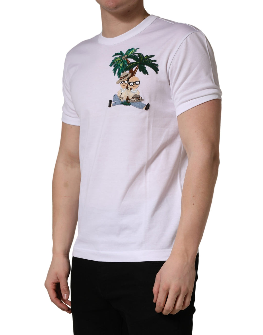 Dolce & Gabbana White T-Shirt for Men detail view