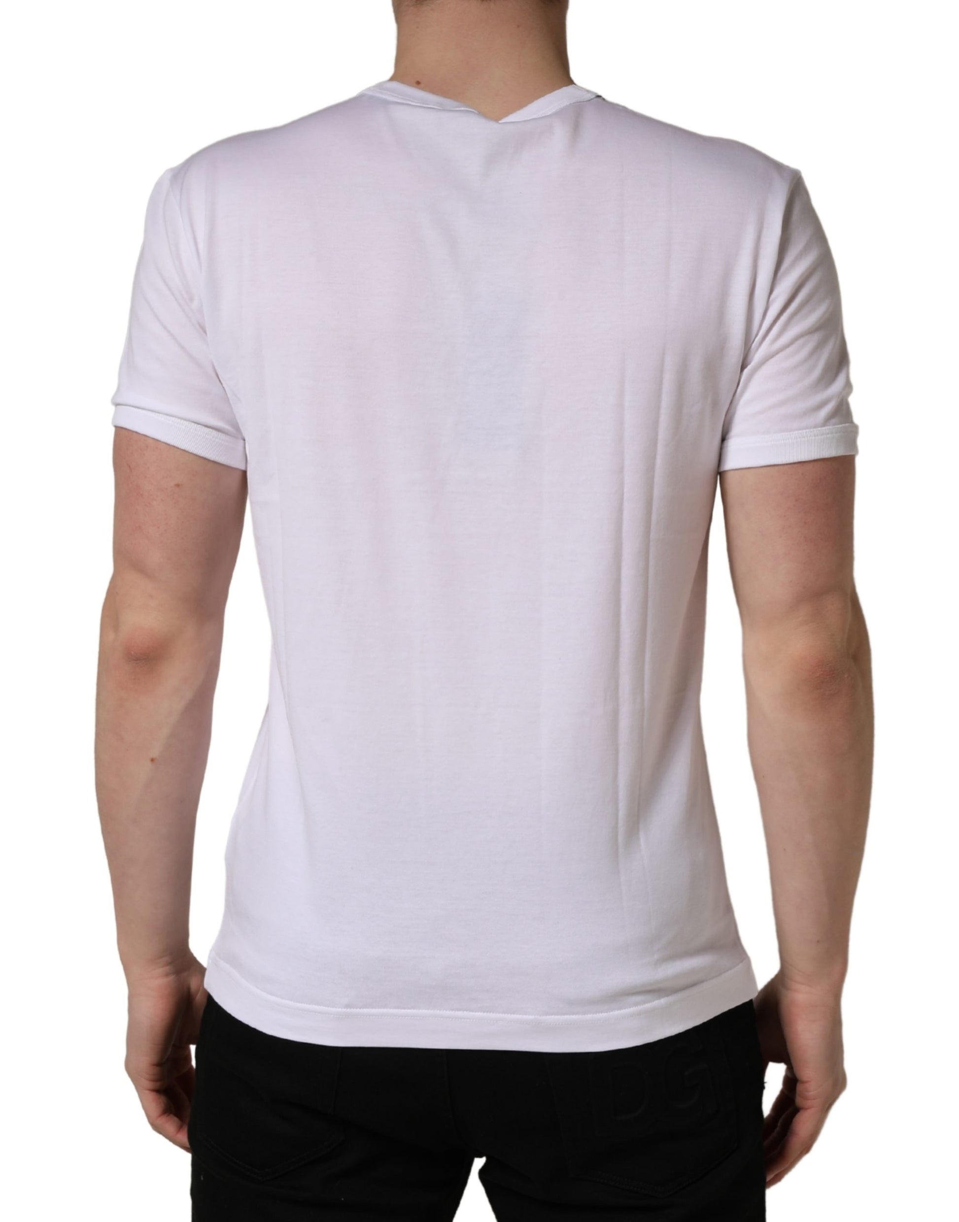 Dolce & Gabbana White T-Shirt for Men side view