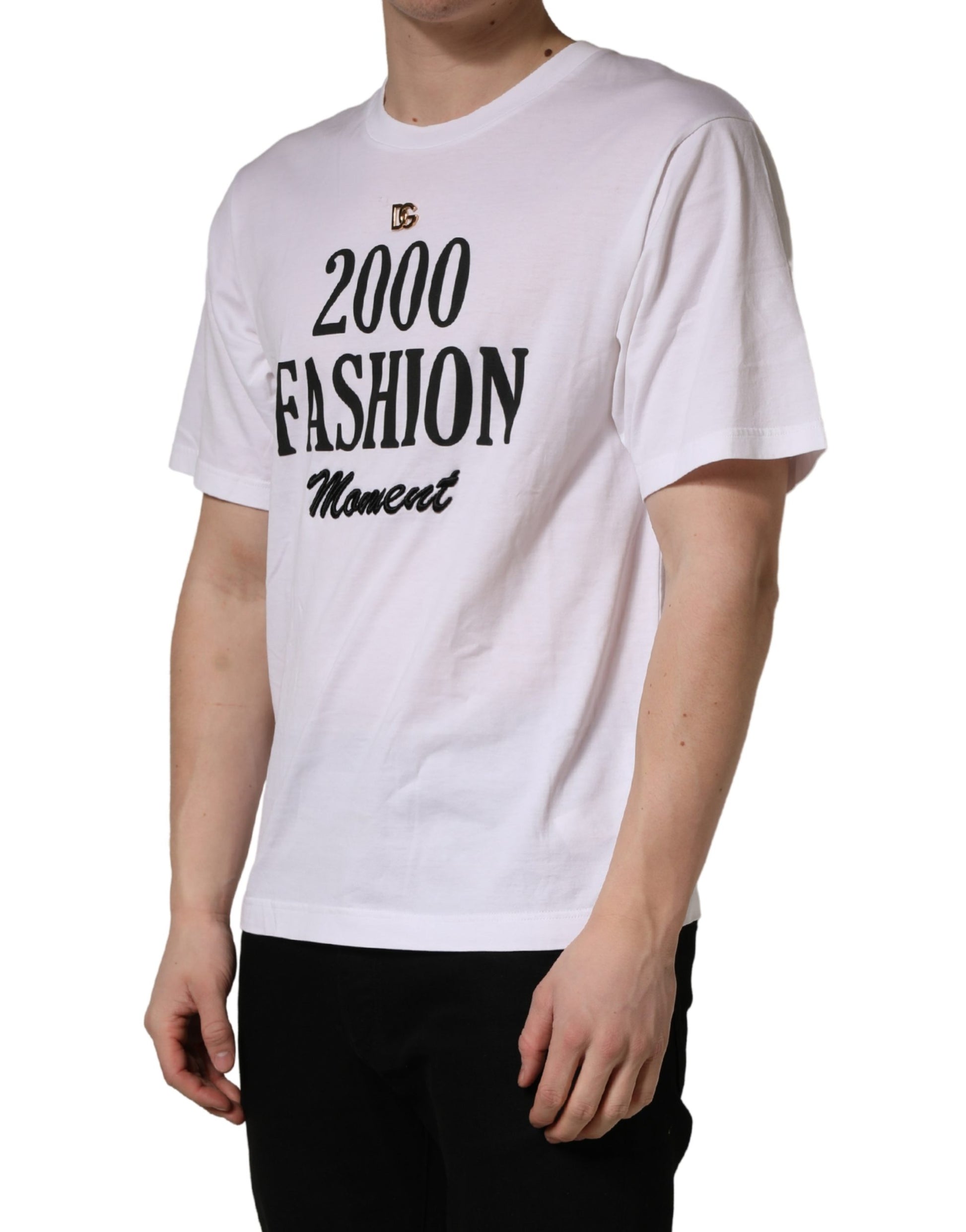 Dolce & Gabbana White T-Shirt for Men detail view