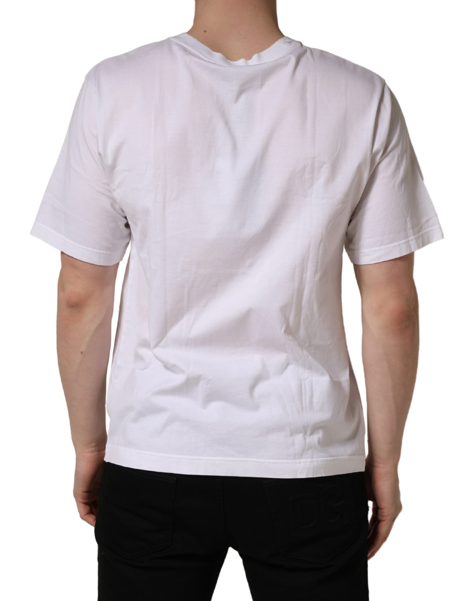 Dolce & Gabbana White T-Shirt for Men side view