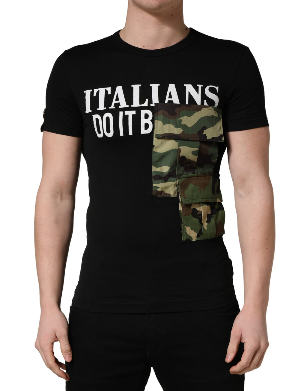 Dolce & Gabbana Black Short-Sleeve Shirt for Men