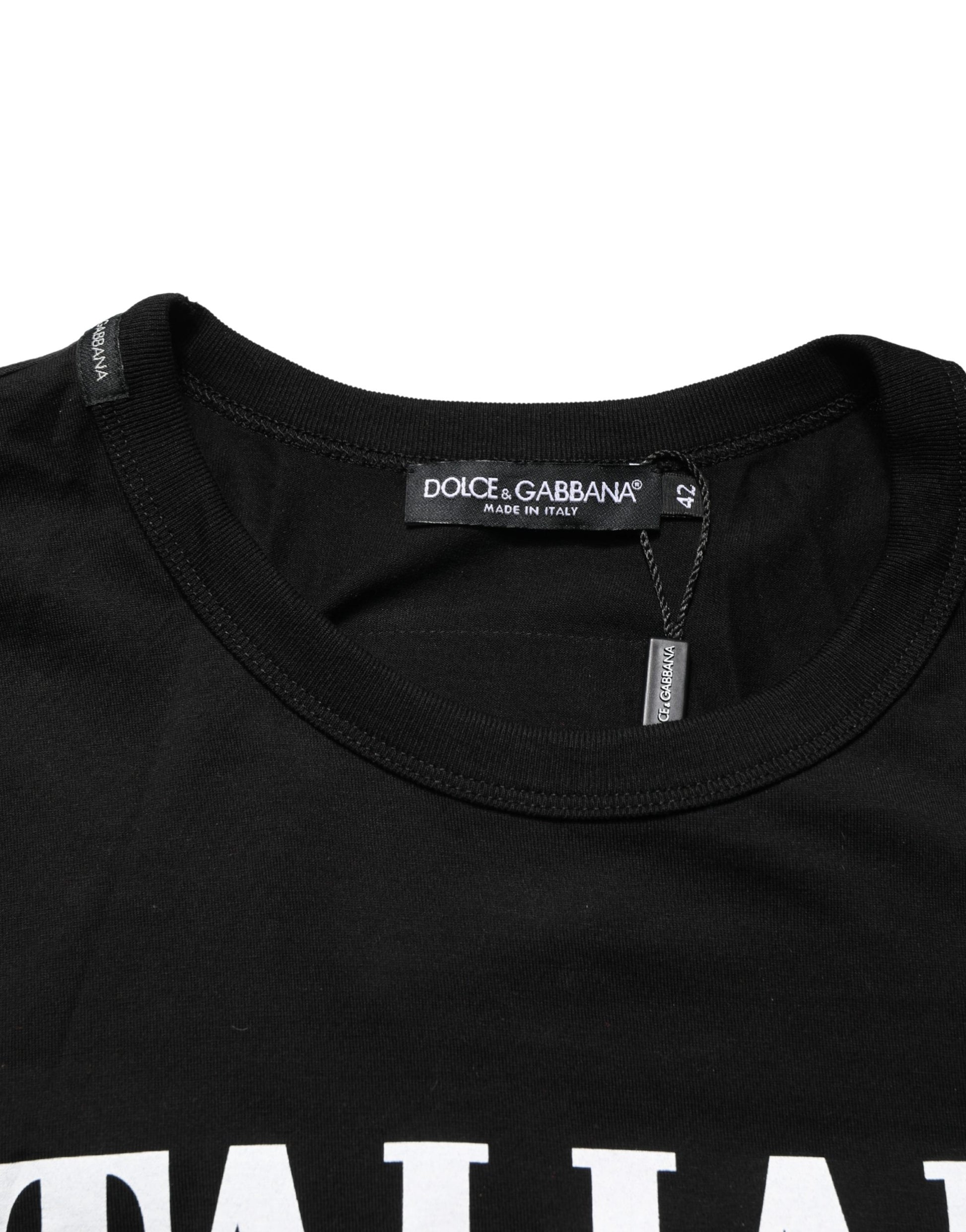 Dolce & Gabbana Black Short-Sleeve Shirt for Men additional view
