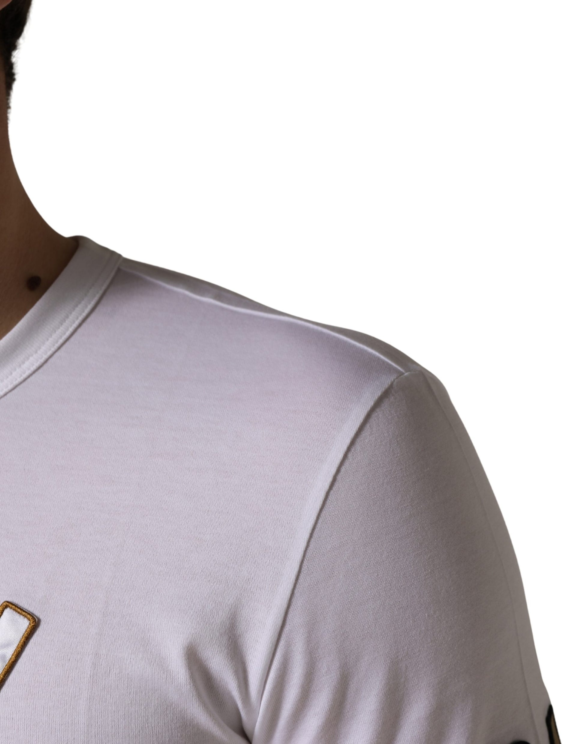 Dolce & Gabbana White Short-Sleeve Shirt for Men additional view