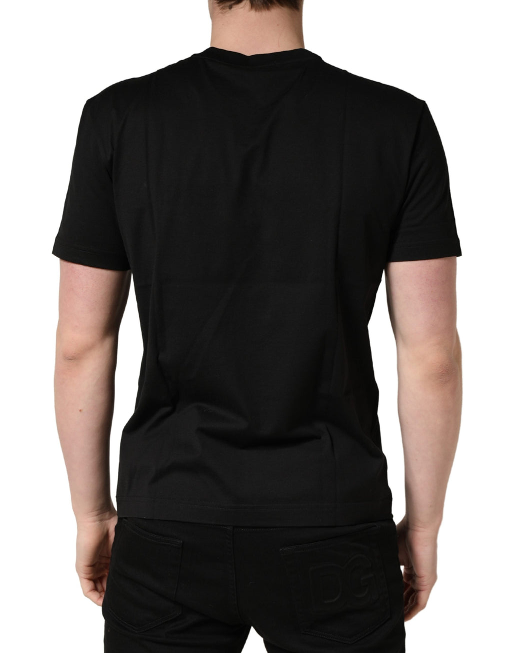 +39 MASQ Black Short-Sleeve Shirt for Men side view
