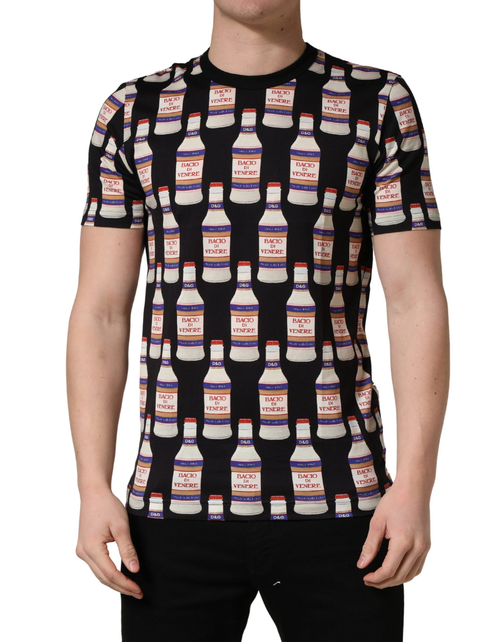 Dolce & Gabbana Black Short-Sleeve Shirt for Men