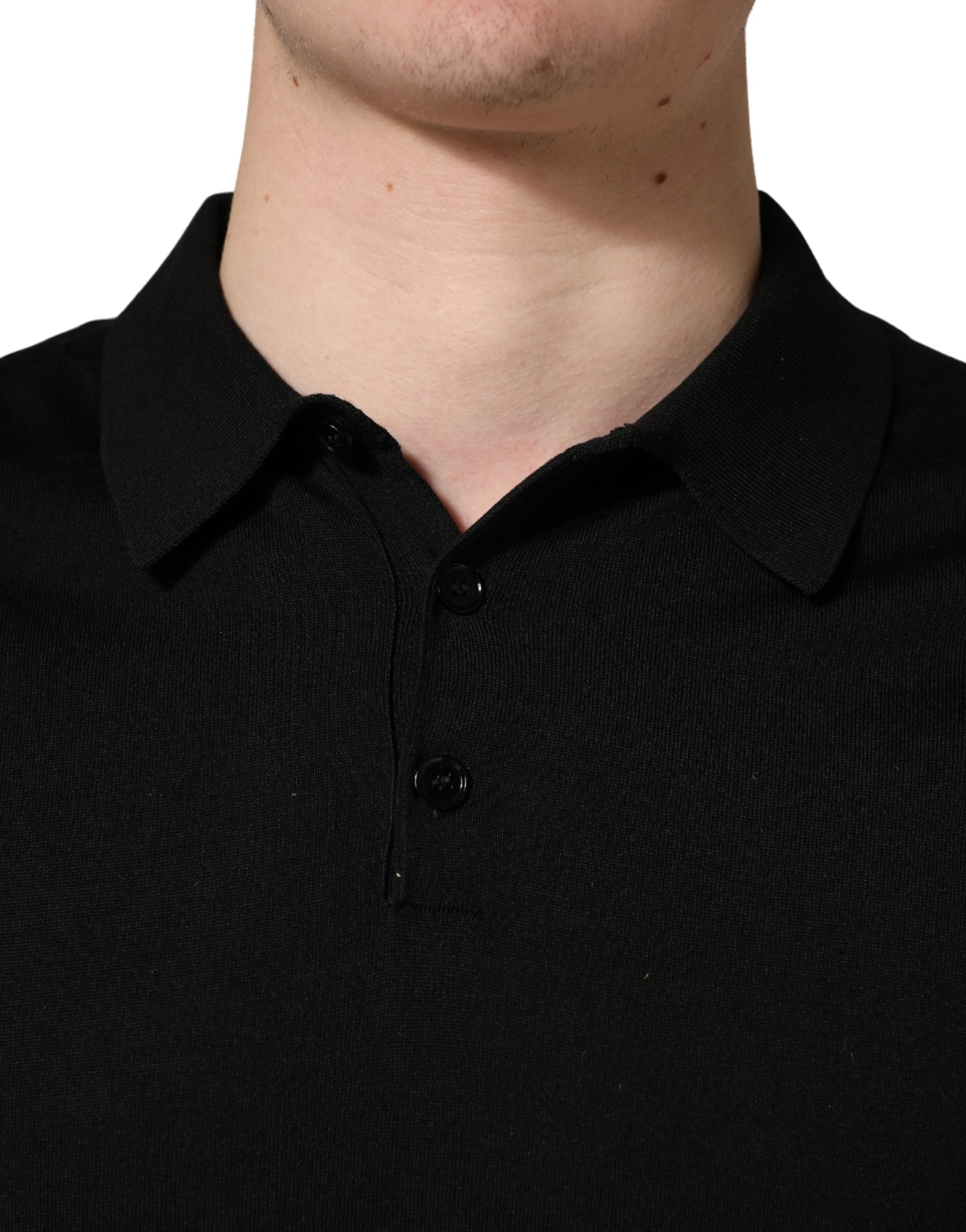 Dolce & Gabbana Black Polo Shirt for Men additional view