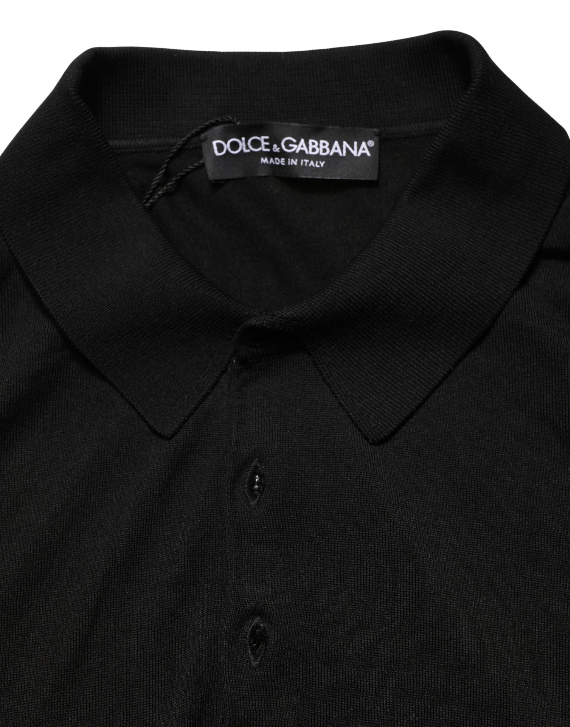Dolce & Gabbana Black Polo Shirt for Men additional view