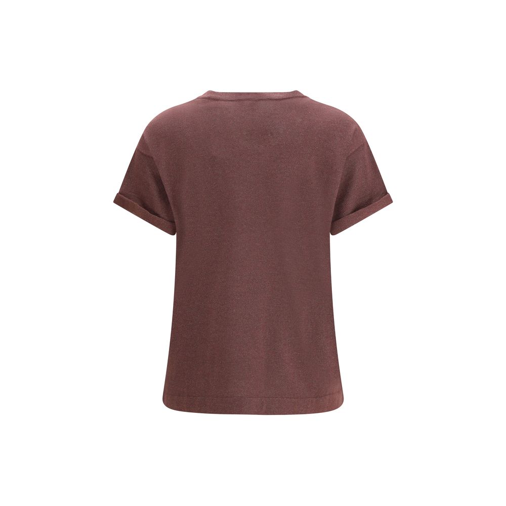 Brunello Cucinelli Red T-Shirt for Women alternate view