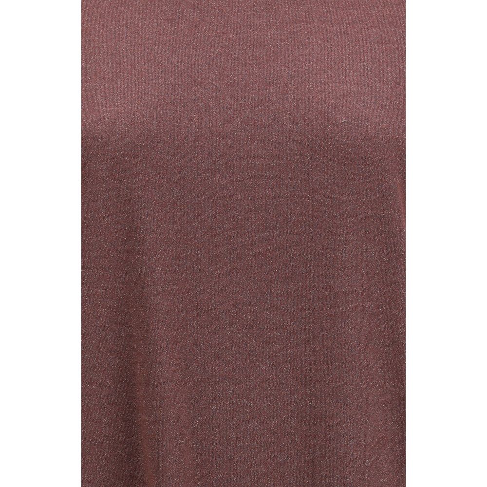 Brunello Cucinelli Red T-Shirt for Women detail view