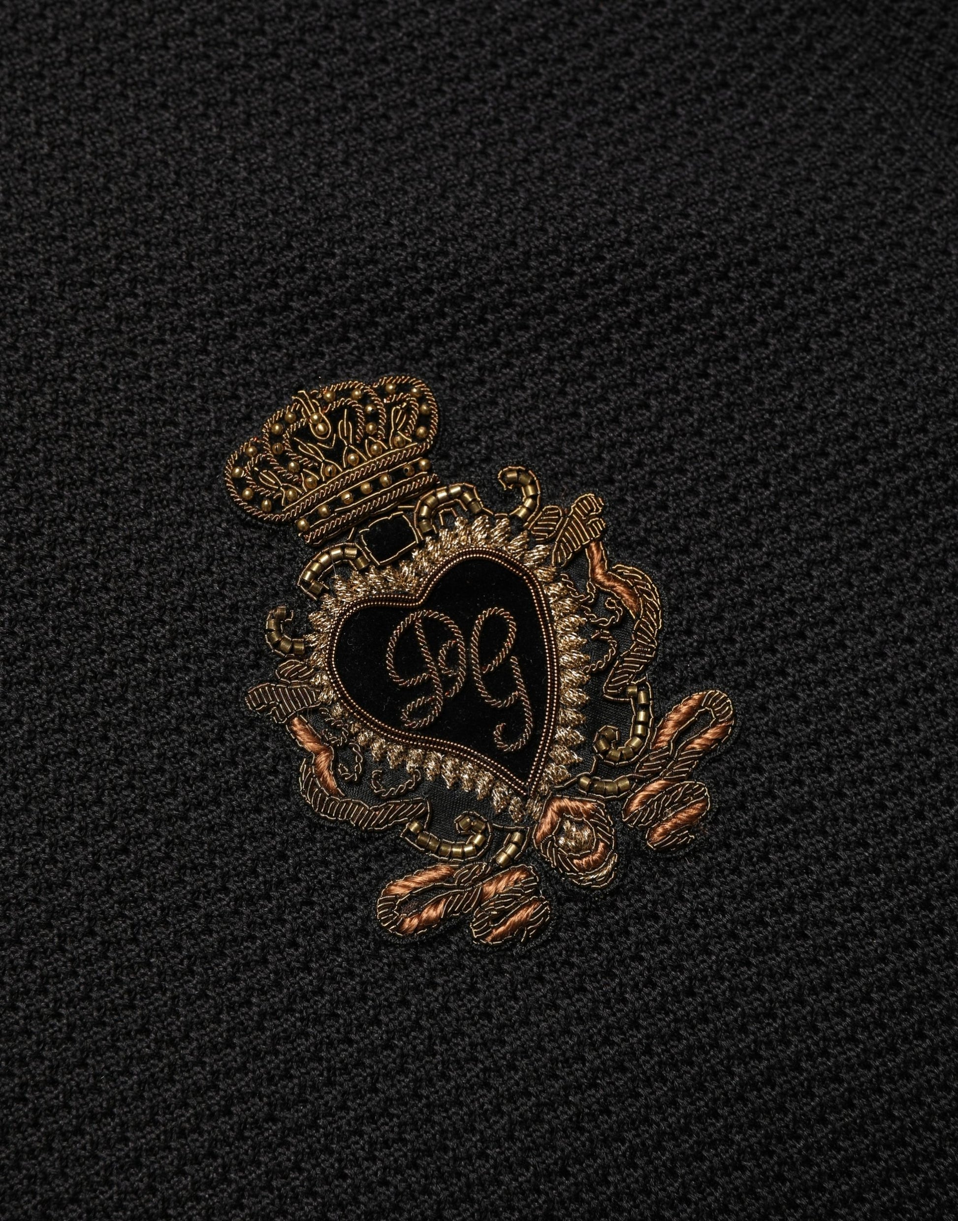 Dolce & Gabbana Black Polo Shirt for Men additional view