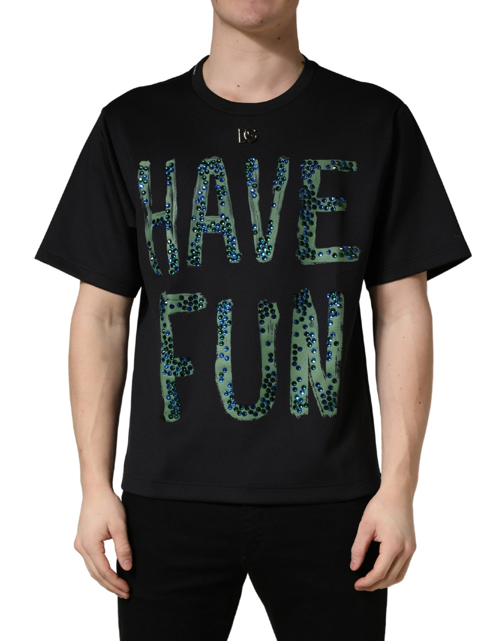 Dolce & Gabbana Black Short-Sleeve Shirt for Men alternate view