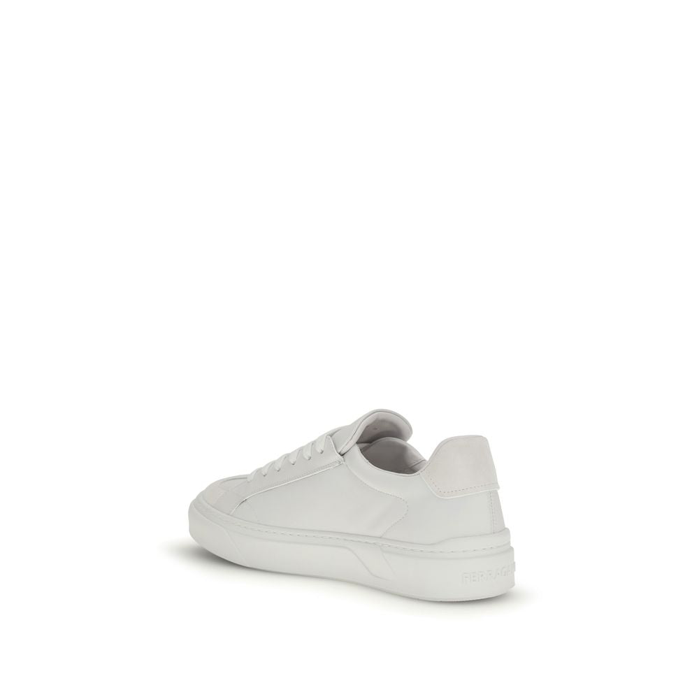 Ferragamo White Sneakers for Men detail view