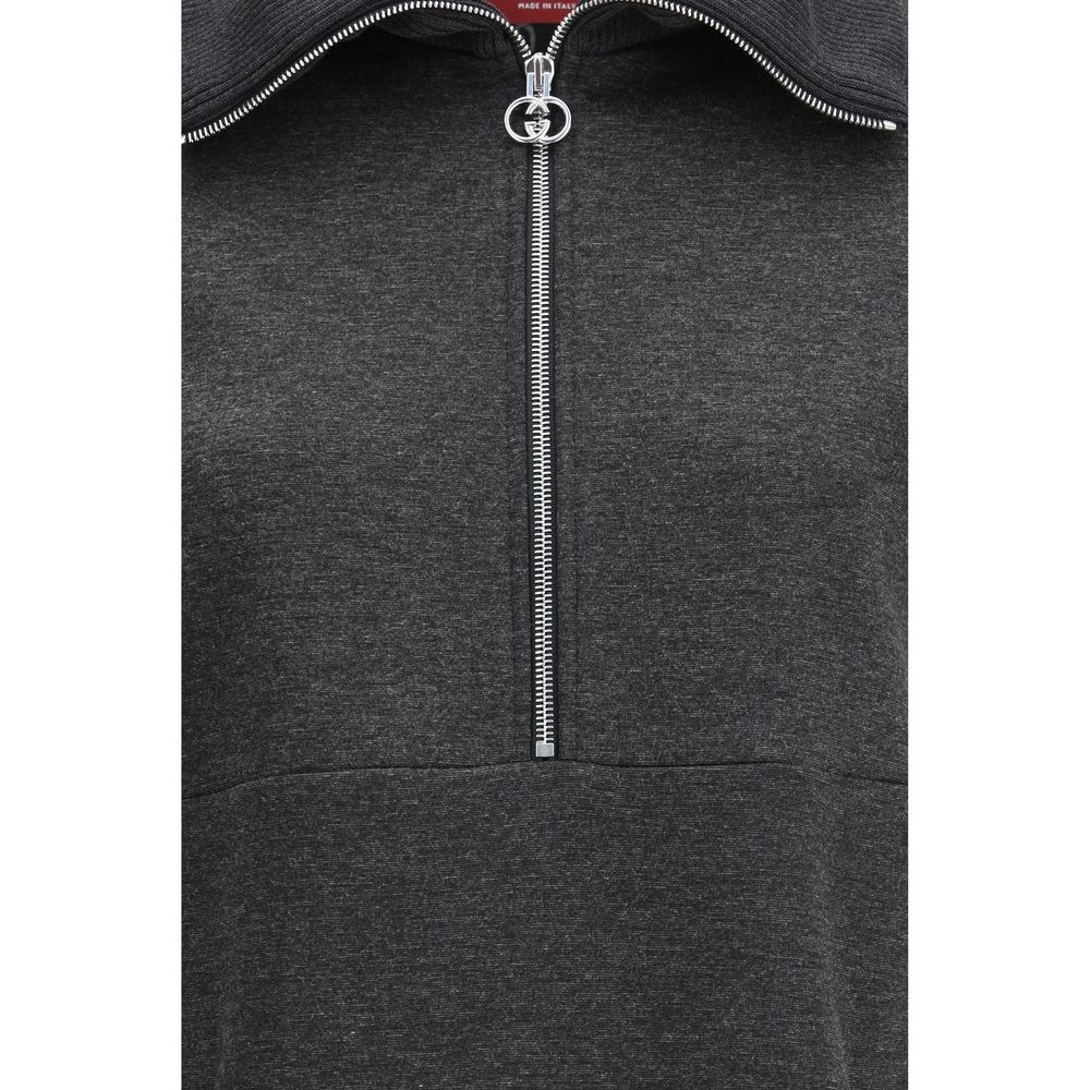 Robe décontractée en coton gris Gucci