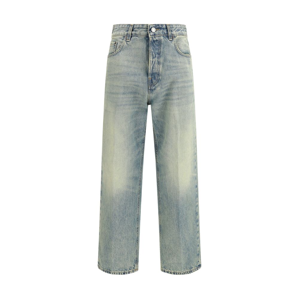 Jean droit Haikure en coton bleu