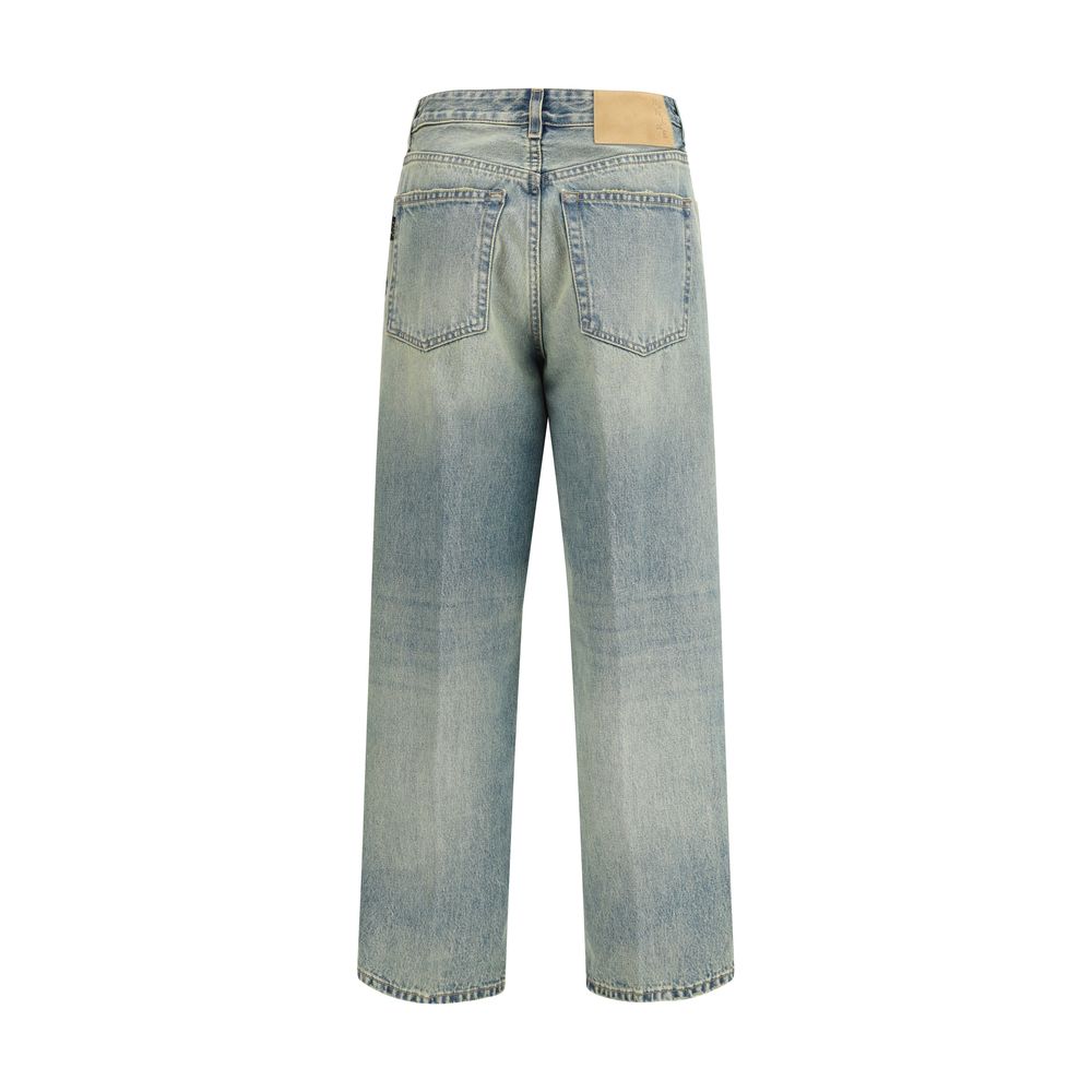 Jean droit Haikure en coton bleu