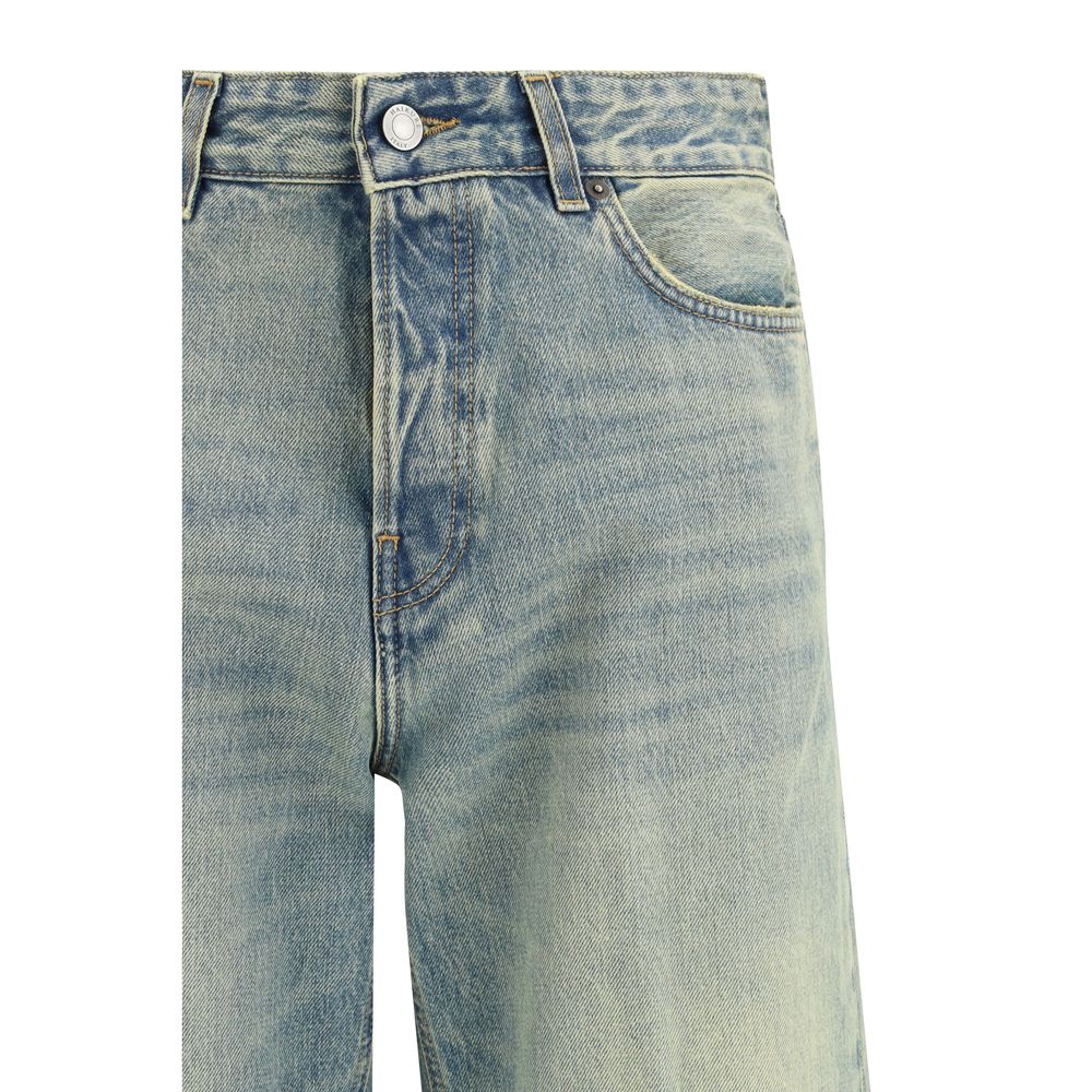 Jean droit Haikure en coton bleu