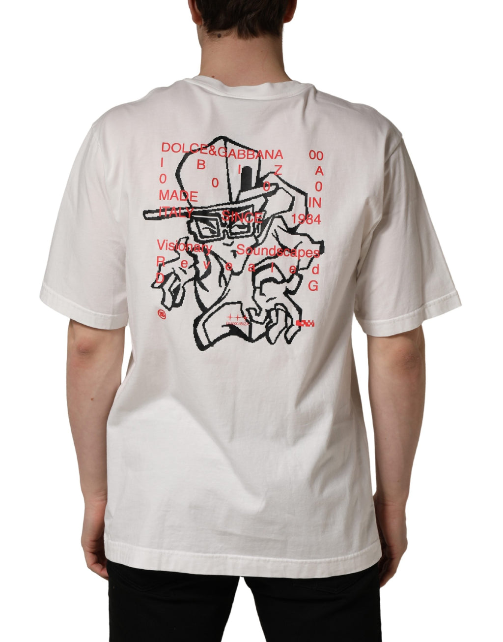 Dolce & Gabbana White Short-Sleeve Shirt for Men side view