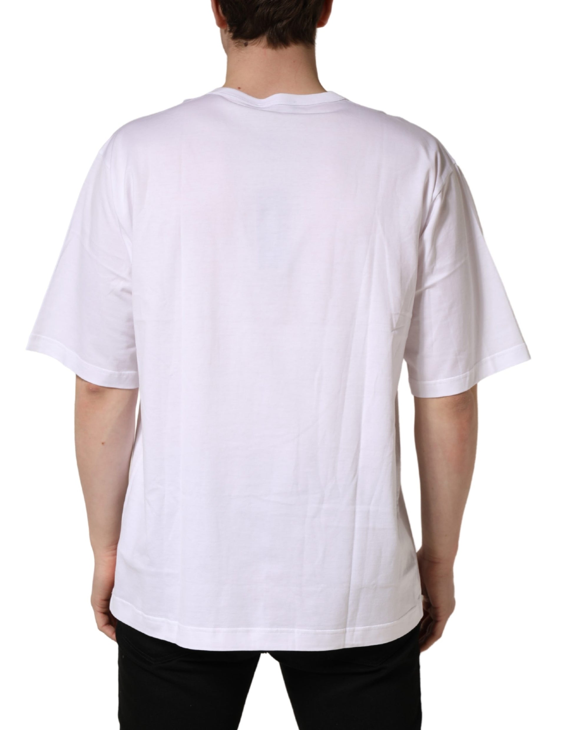 Dolce & Gabbana White T-Shirt for Men side view