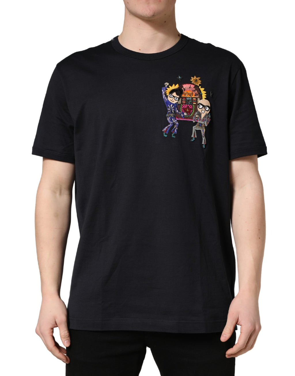 Dolce & Gabbana Black Short-Sleeve Shirt for Men alternate view
