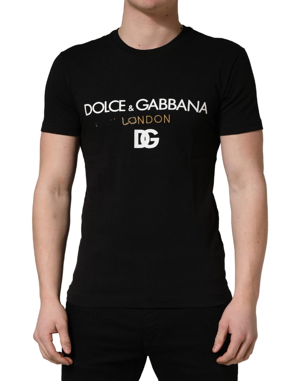 Dolce & Gabbana Black Short-Sleeve Shirt for Men