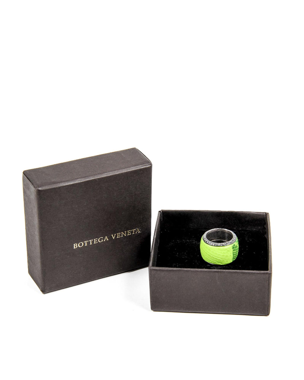 Bague Bottega Veneta en métal bicolore