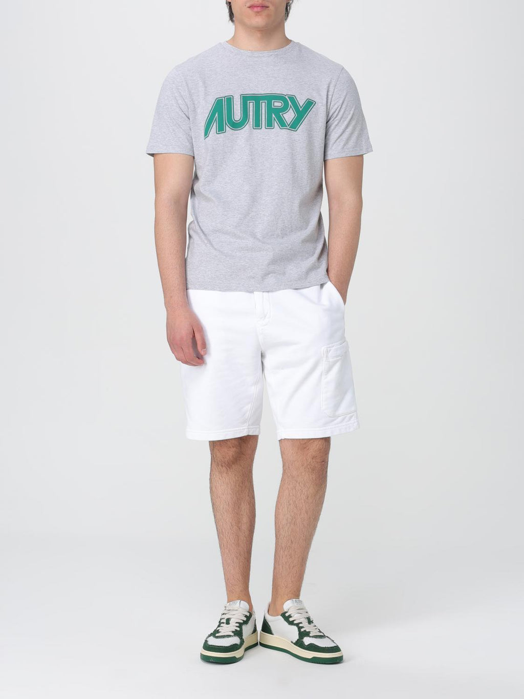 T-shirt Autry en coton gris