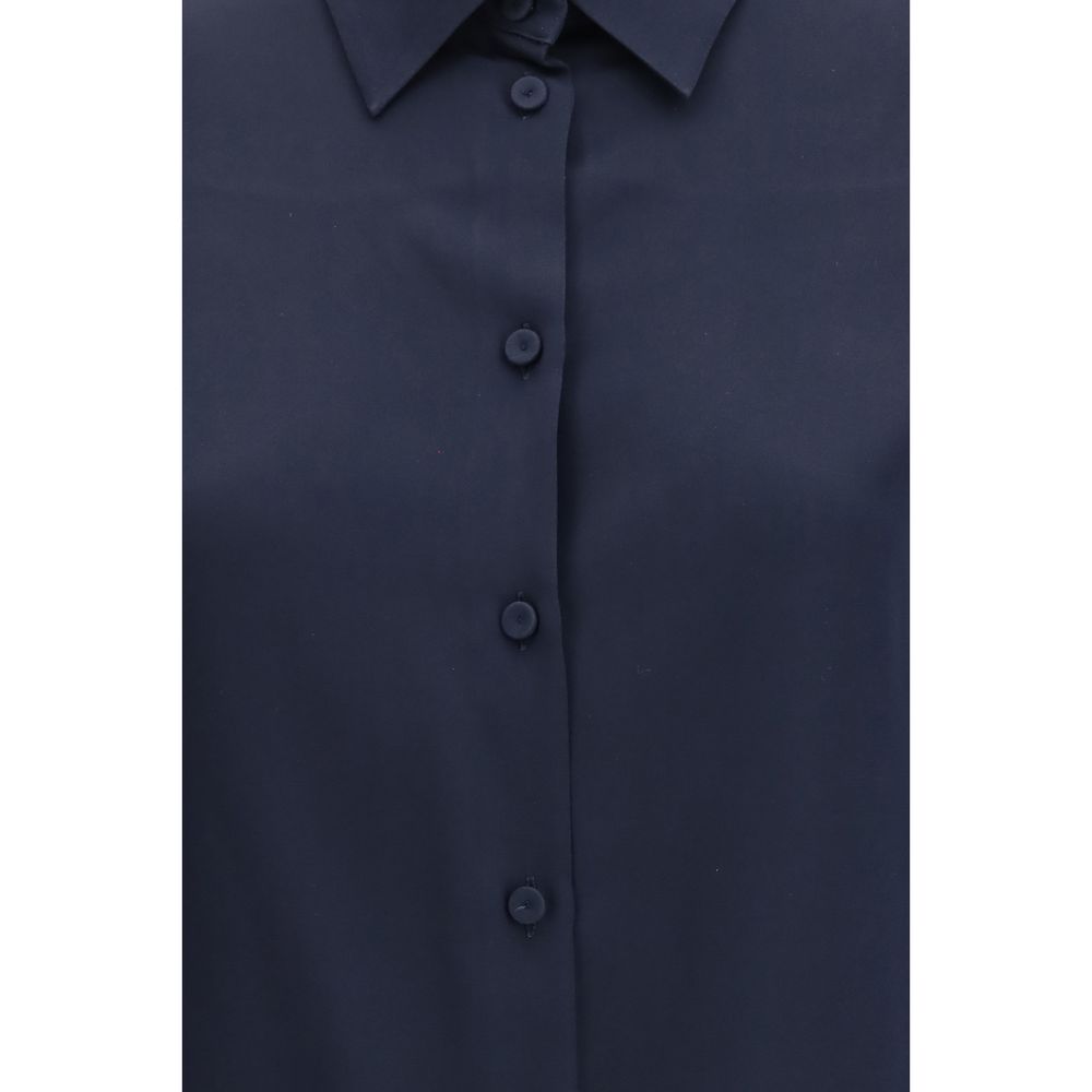 Max Mara Pure Blue Shirt for Women detail view