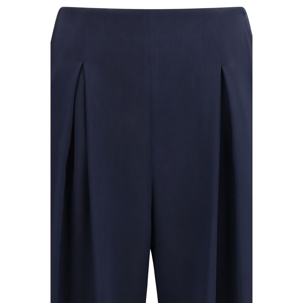 Max Mara Pure Blue Casual Pants for Women detail view