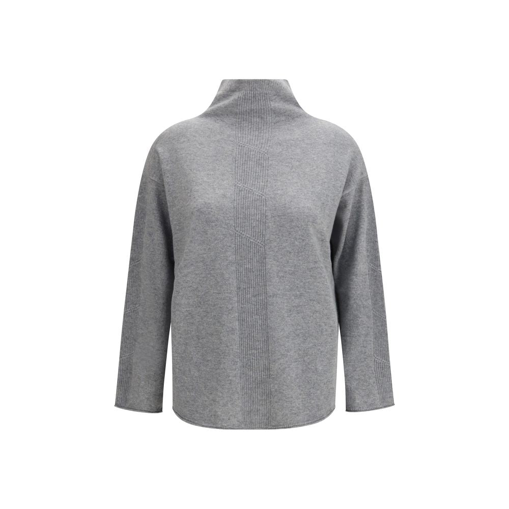 Pull Max Mara gris pur cachemire