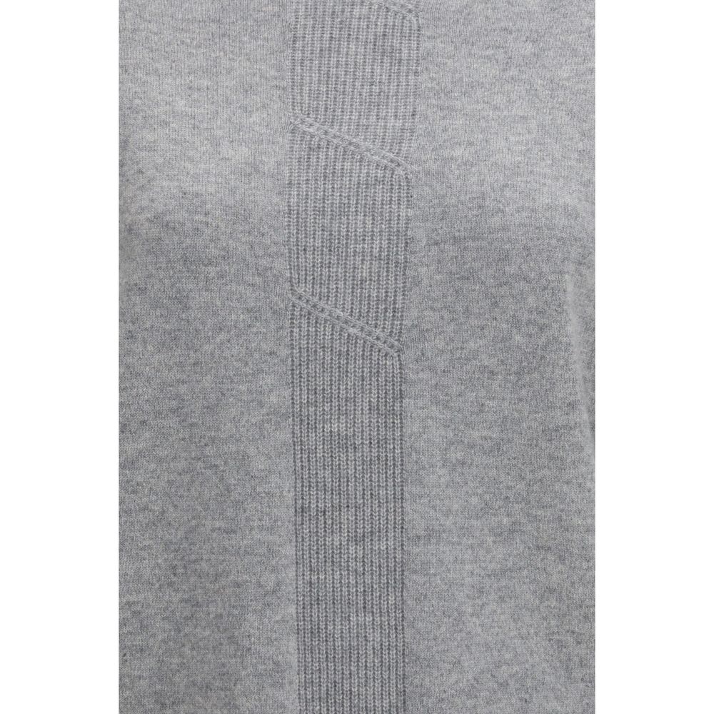 Pull Max Mara gris pur cachemire