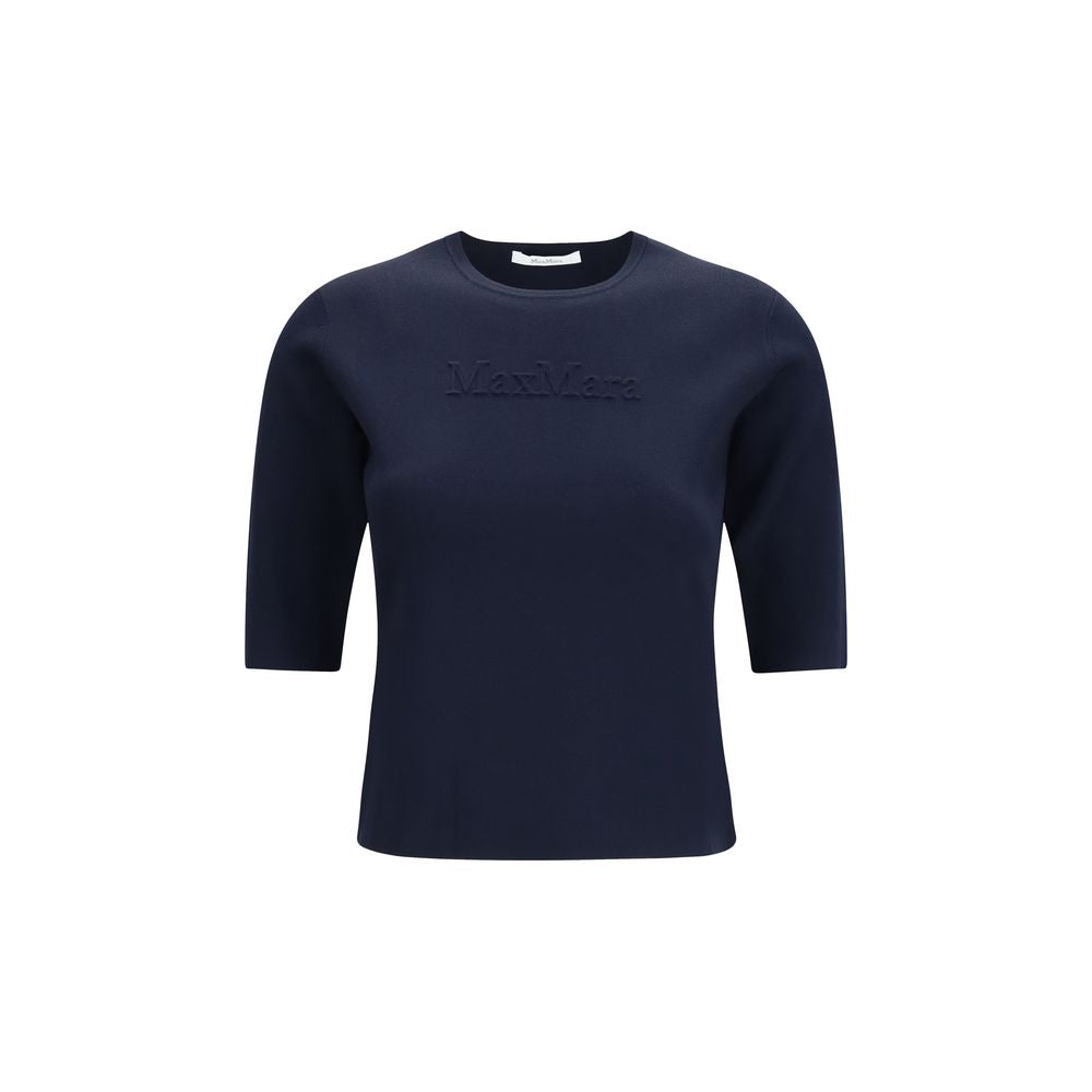 Max Mara Pure Blue T-Shirt for Women