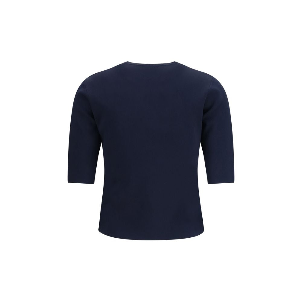 Max Mara Pure Blue T-Shirt for Women alternate view