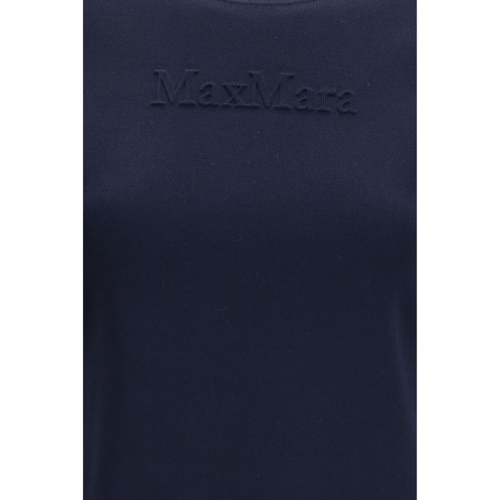Max Mara Pure Blue T-Shirt for Women detail view