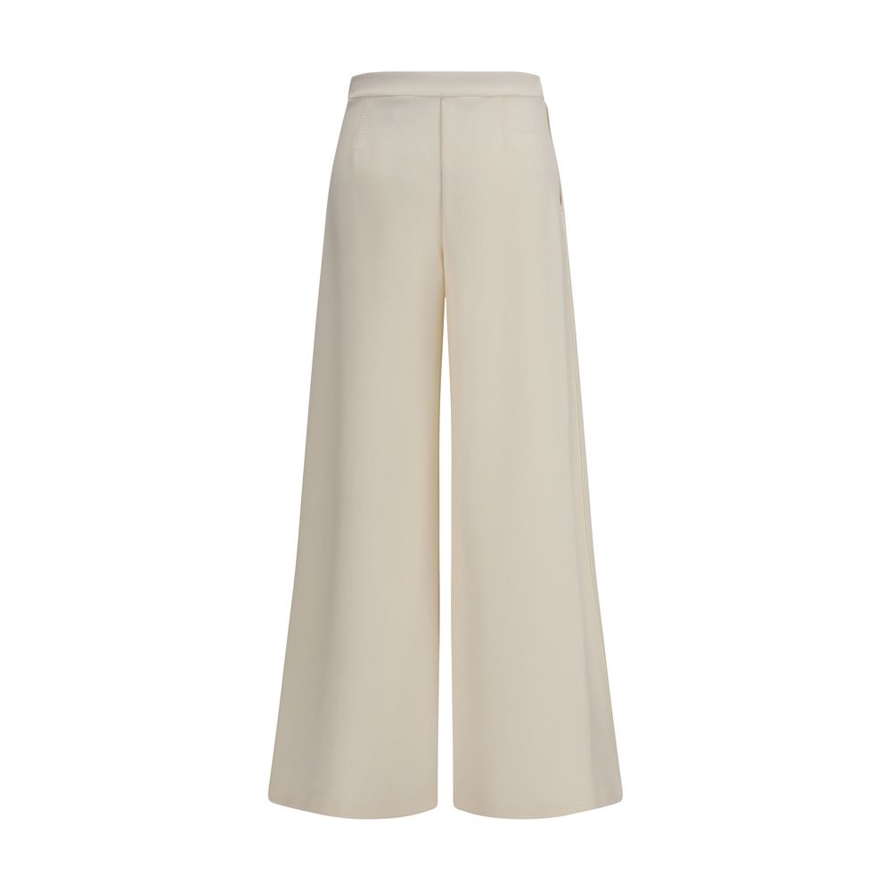 Max Mara Pure Beige Flared Pants for Women alternate view