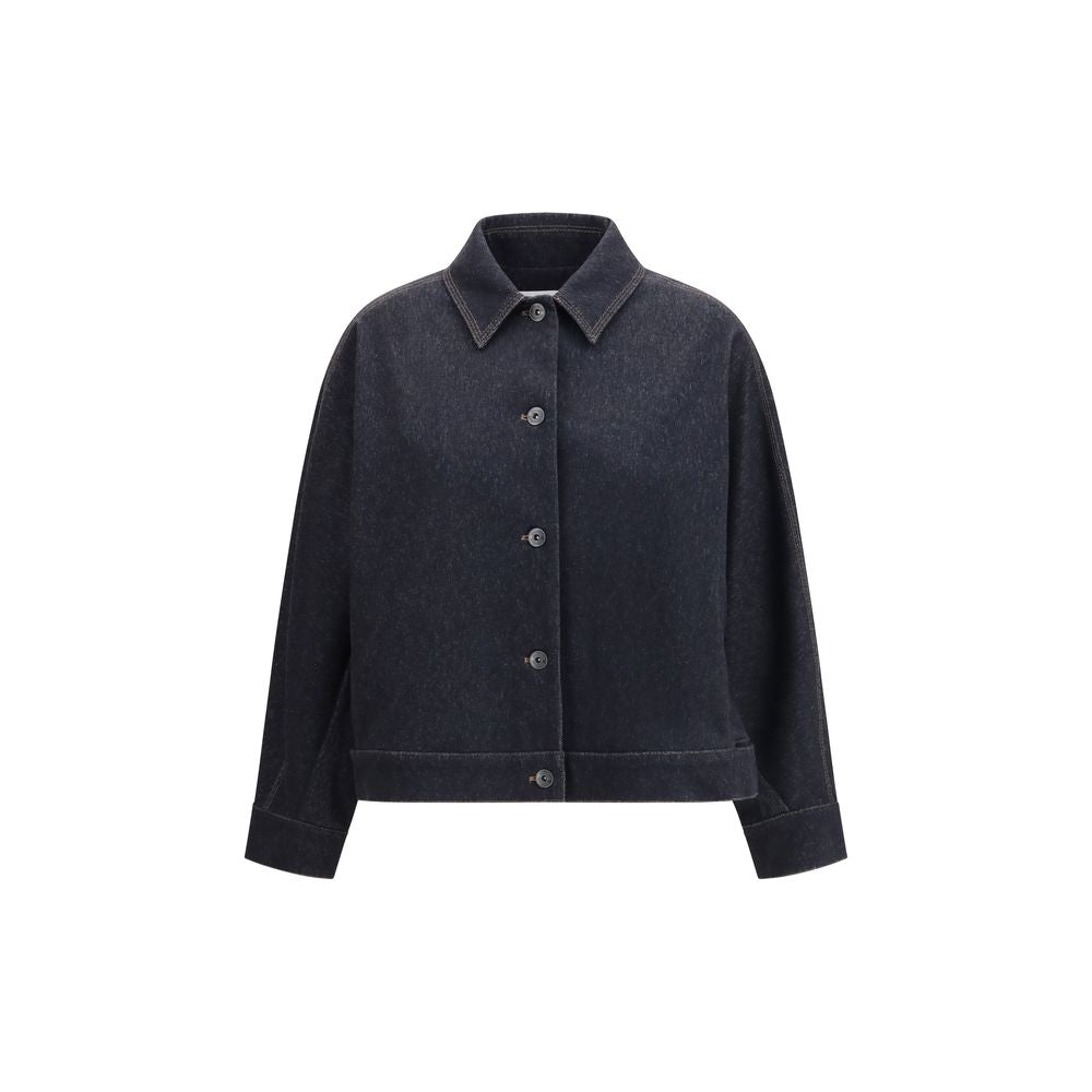 Max Mara Pure Blue Denim Jackets for Women