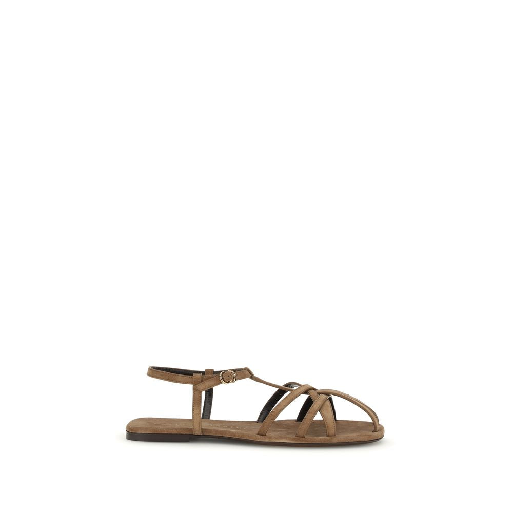 Herbert Levine Brown Flat for Women