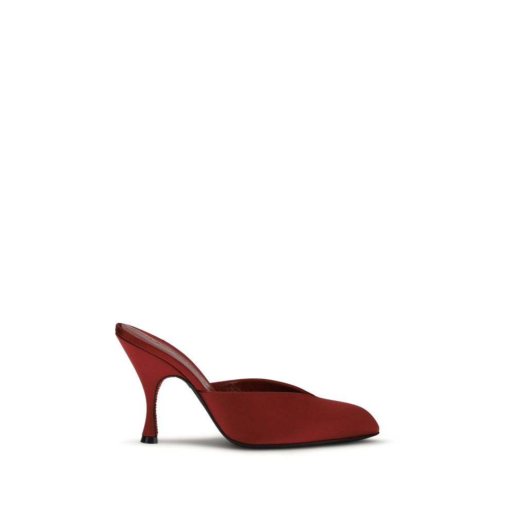Mules en soie multicolores Herbert Levine
